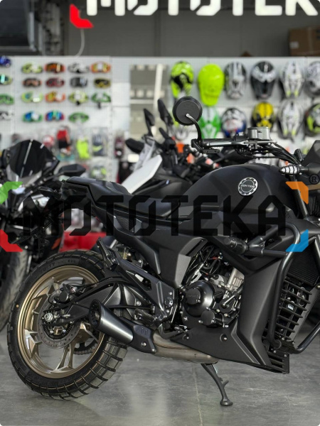 Мотоцикл дорожный ZONTES (Зонтес) ZT200 - G1 17/17 (4T ZT163ML EFI) чёрный/золотой (2024 г.) с ПТС | Мототека