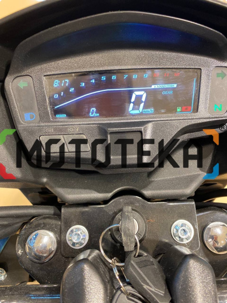Мопед FXMOTO (ФХМото) STORM LUX 49 (125) чёрный/красный | Мототека